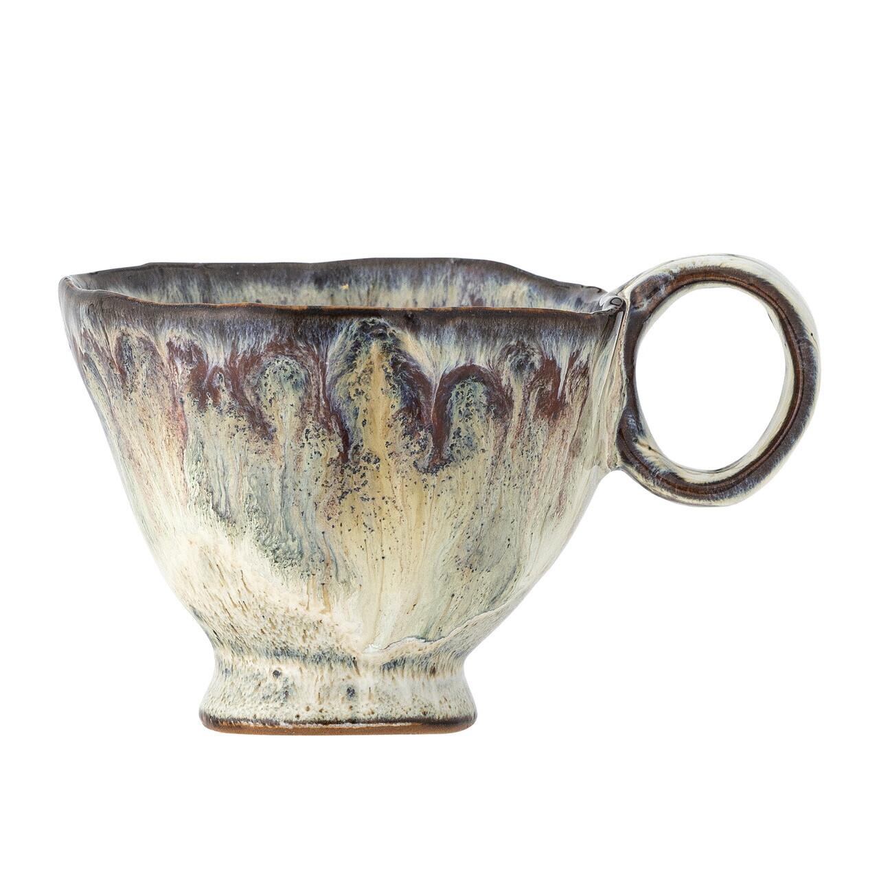 Ceasca, Bloomingville, Imogen v2, 8.5x7 cm, 175 ml, ceramica, multicolor - imagine 6